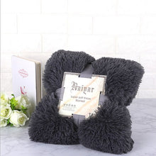 Load image into Gallery viewer, Fluffy Velvet Fleece Throw Blanket - Cot to Queen Size
