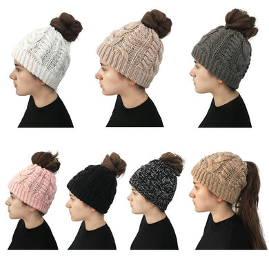 Braided Ponytail Beanie