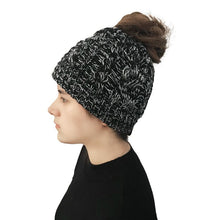 Load image into Gallery viewer, Braided Ponytail Beanie