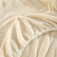 Load image into Gallery viewer, Faux Lambswool Fleece  Fitted Bed Sheet