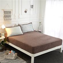 Load image into Gallery viewer, Faux Lambswool Fleece  Fitted Bed Sheet