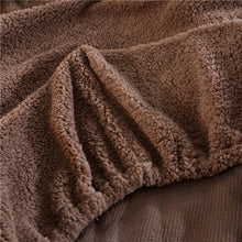Load image into Gallery viewer, Faux Lambswool Fleece  Fitted Bed Sheet