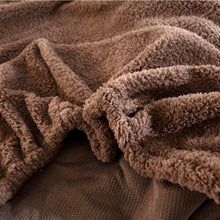 Load image into Gallery viewer, Faux Lambswool Fleece  Fitted Bed Sheet