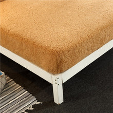 Load image into Gallery viewer, Faux Lambswool Fleece  Fitted Bed Sheet
