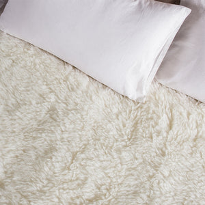 100% Wool Quilted Mattress Topper