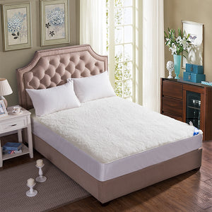 100% Wool Quilted Mattress Topper