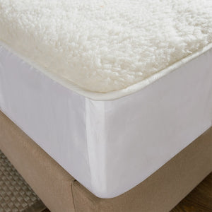 100% Wool Quilted Mattress Topper