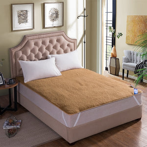 100% Wool Quilted Mattress Topper