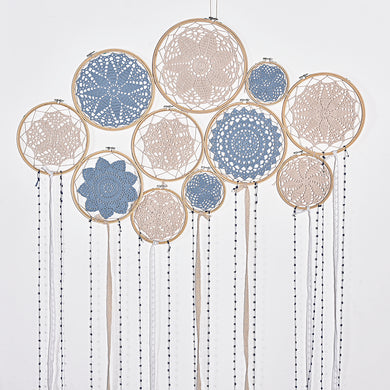 DIY Large Doily Lace Dream Catcher