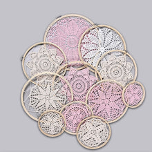 Load image into Gallery viewer, DIY Large Doily Lace Dream Catcher