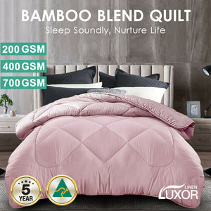 Doona Quilt Microfiber - All Seasons - Pink