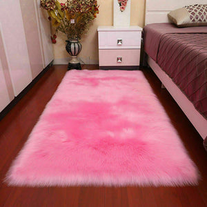 Fluffy Faux Sheepskin Rug