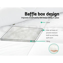 Load image into Gallery viewer, Doona Quilt 200/500/700 GSM Goose Down Feather - All Seasons