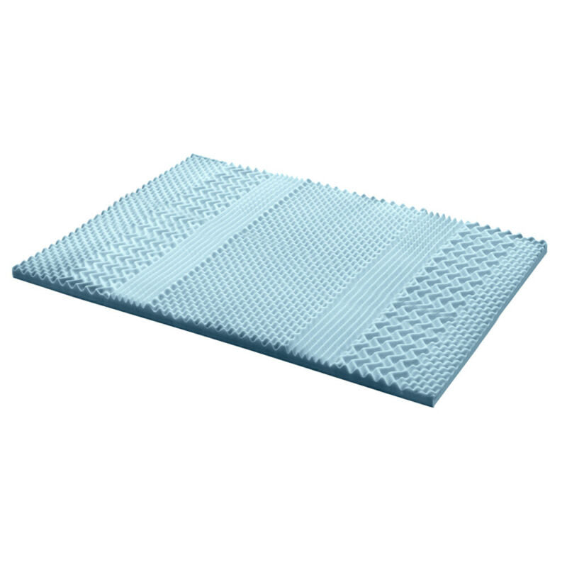 Memory Foam Mattress Topper Cool Gel with Bamboo Fabric Cover