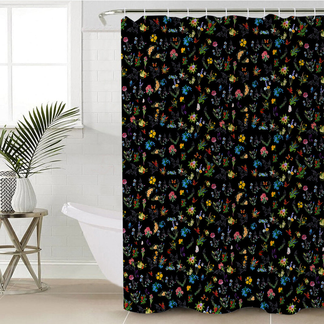 Gypsy Garden Shower Curtain Waterproof