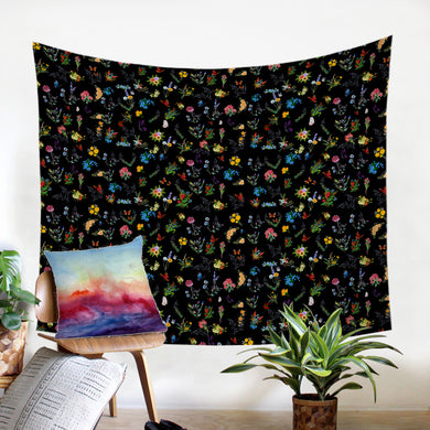 Gypsy Garden Wall Tapestry