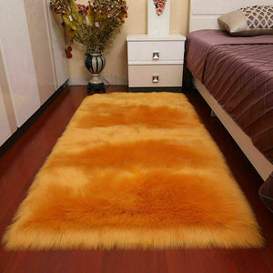 Fluffy Faux Sheepskin Rug